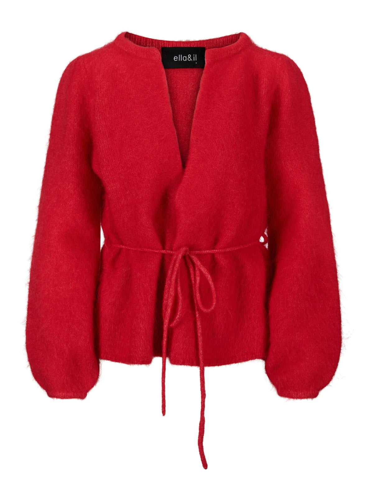 Fredrikke Chunky Cardigan Bright Red