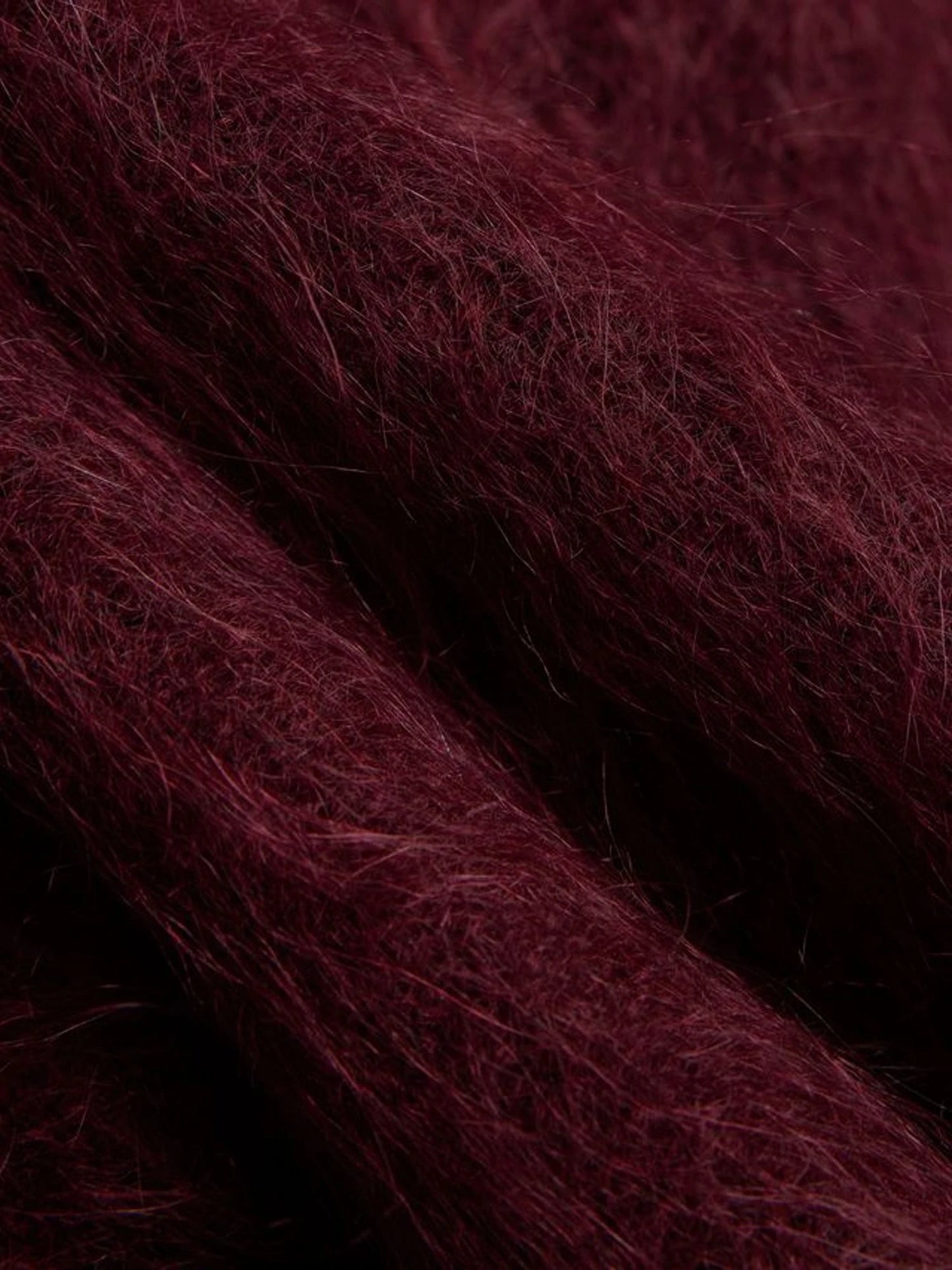 Fredrikke Chunky Cardigan Oxblood