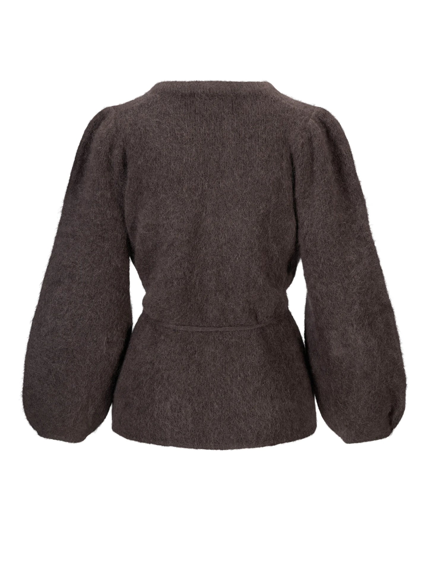 Fredrikke Chunky Cardigan Dark Brown