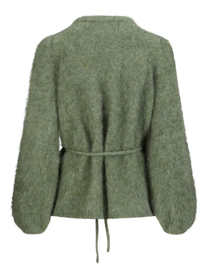 Fredrikke Chunky Cardigan Sage Green