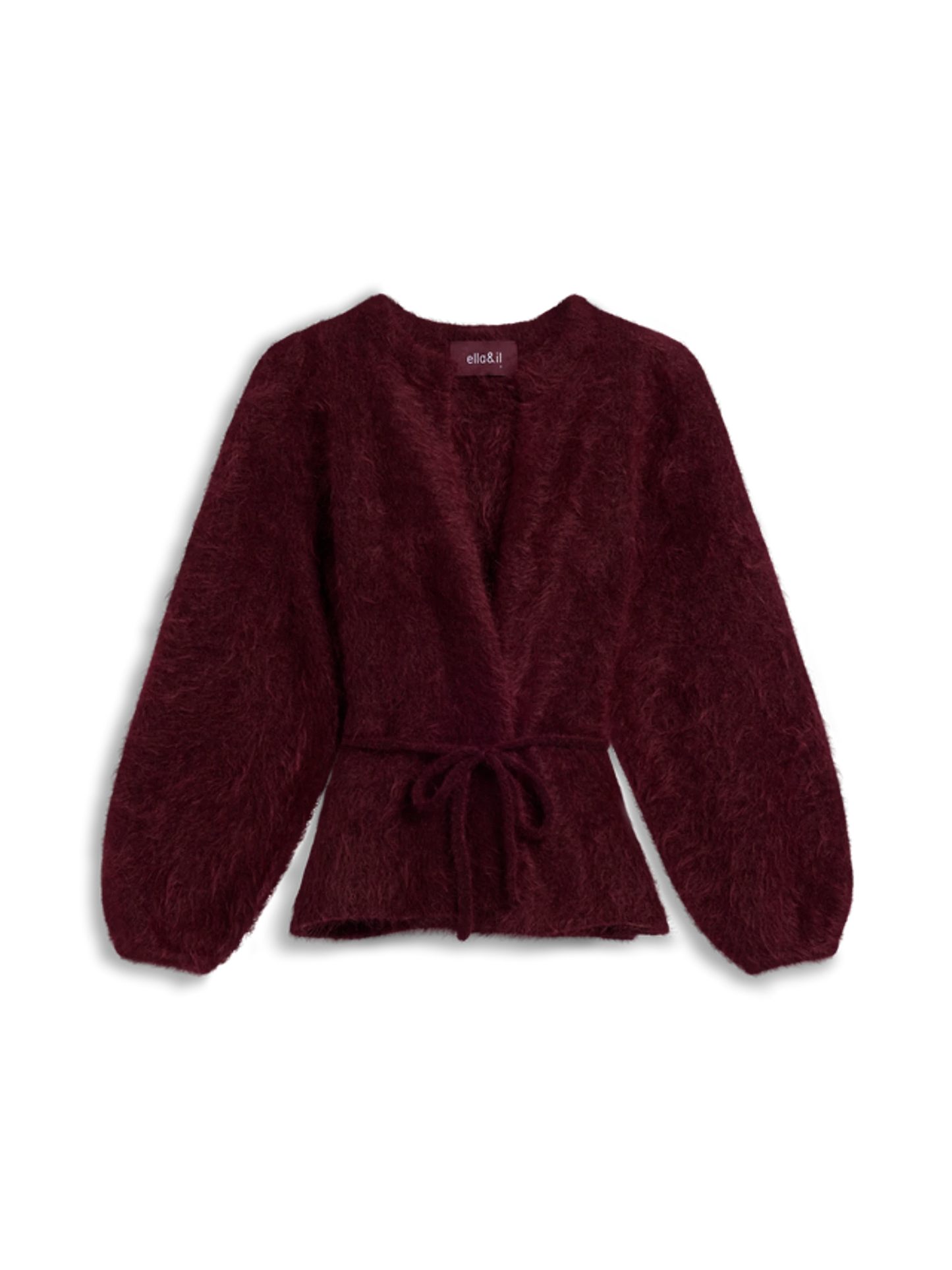 Fredrikke Chunky Cardigan Oxblood