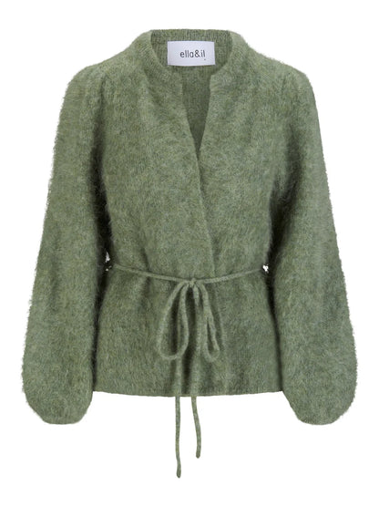 Fredrikke Chunky Cardigan Sage Green