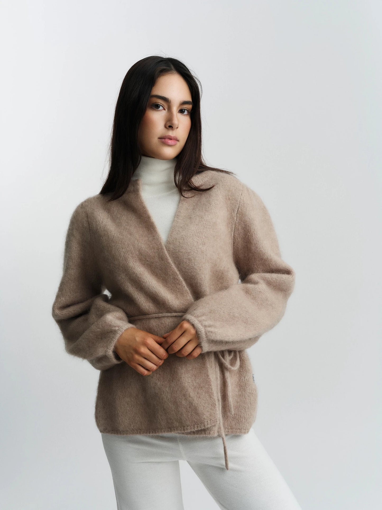 Fredrikke Chunky Cardigan Hazel Beige