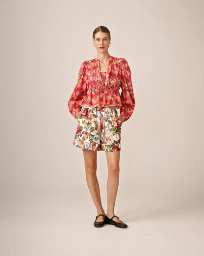 Structured Shorts Daylight Blossom