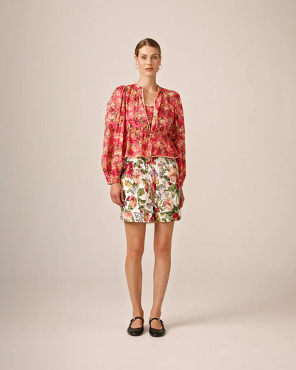 Structured Shorts Daylight Blossom