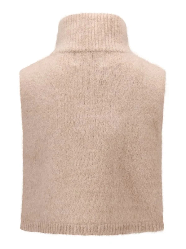 Belinda Chunky High Neck Hazel Beige