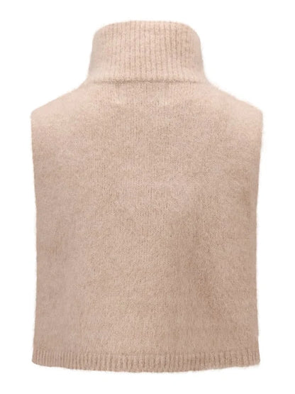 Belinda Chunky High Neck Hazel Beige
