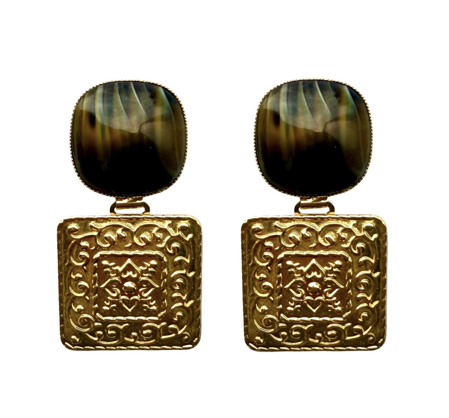 Marrakesh Earrings Wood
