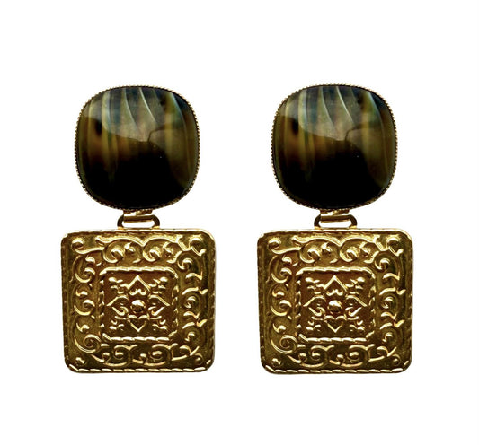Marrakesh Earrings Wood