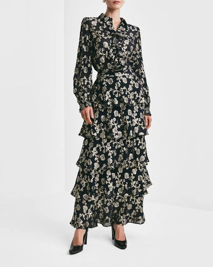 Georgette Skirt Anthracite