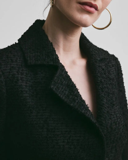 Bouclé Jacket Black