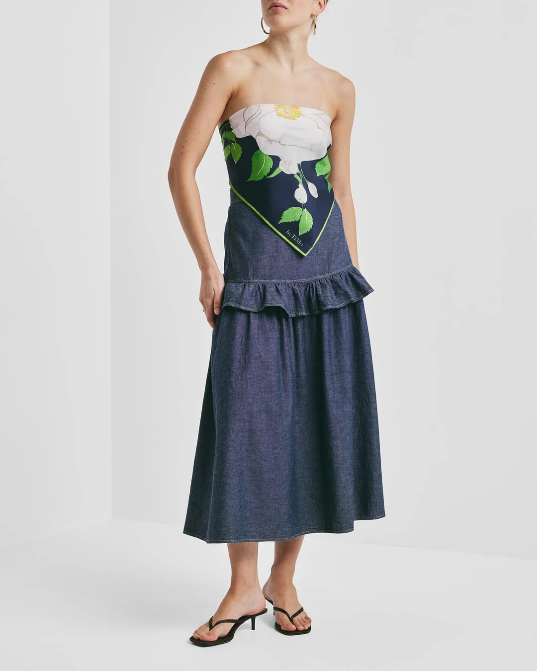 Silk Scarf Small Riviera