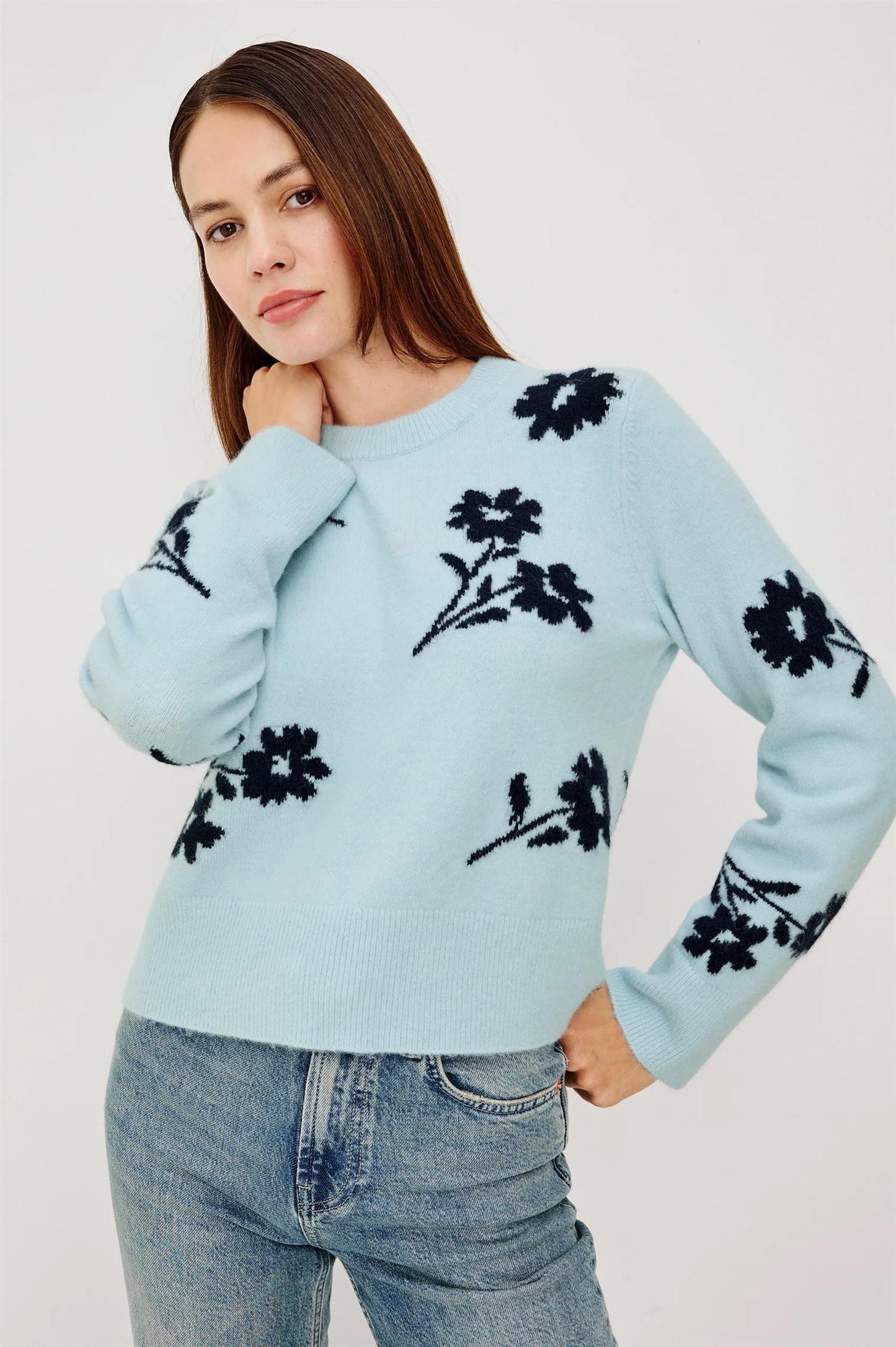 Anise Winter Blue Floral