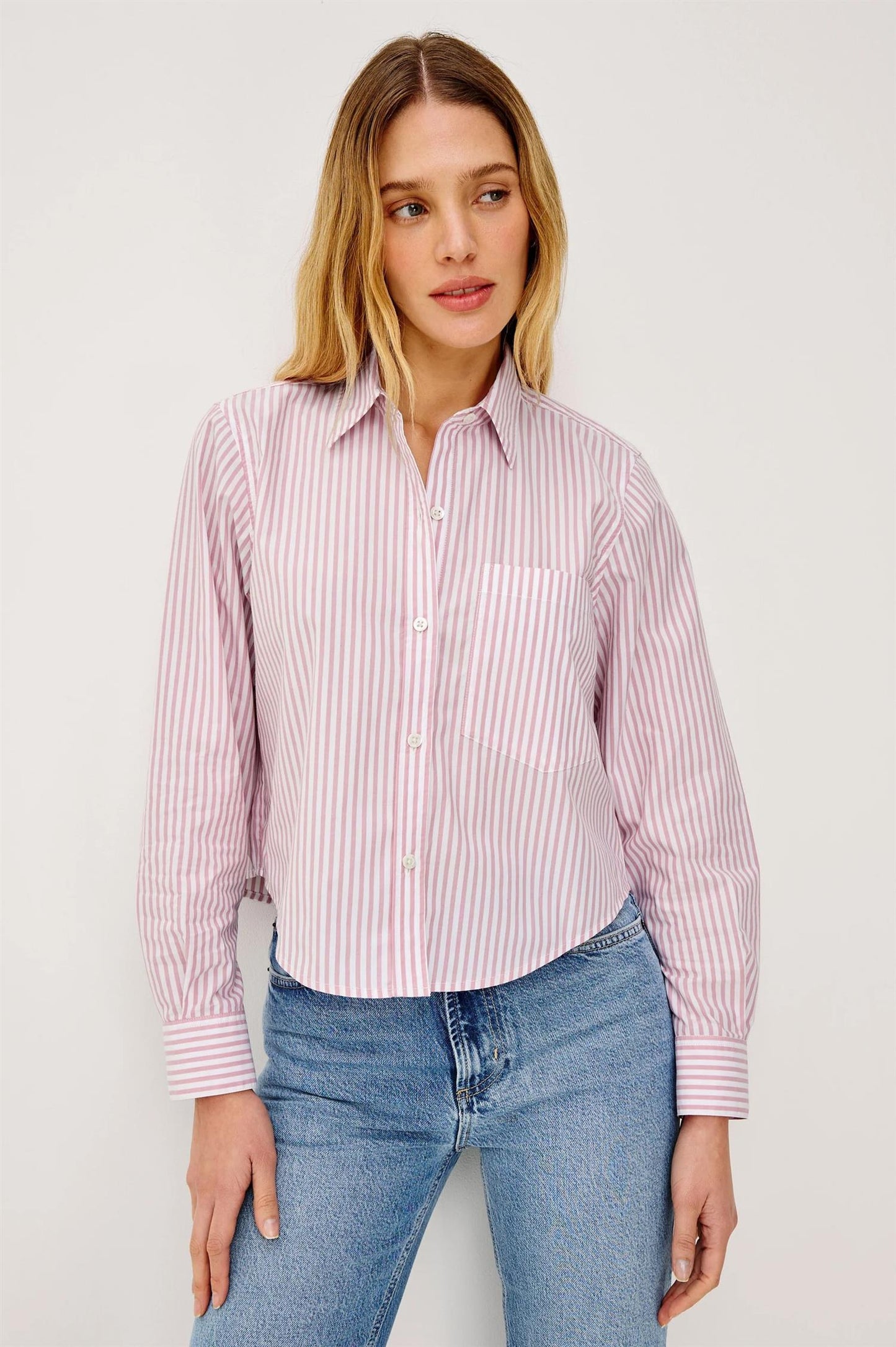 Ramy Shirt Mariner Rose Stripe