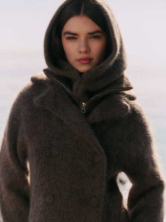 Kajsa Chunky Balaclava Brown
