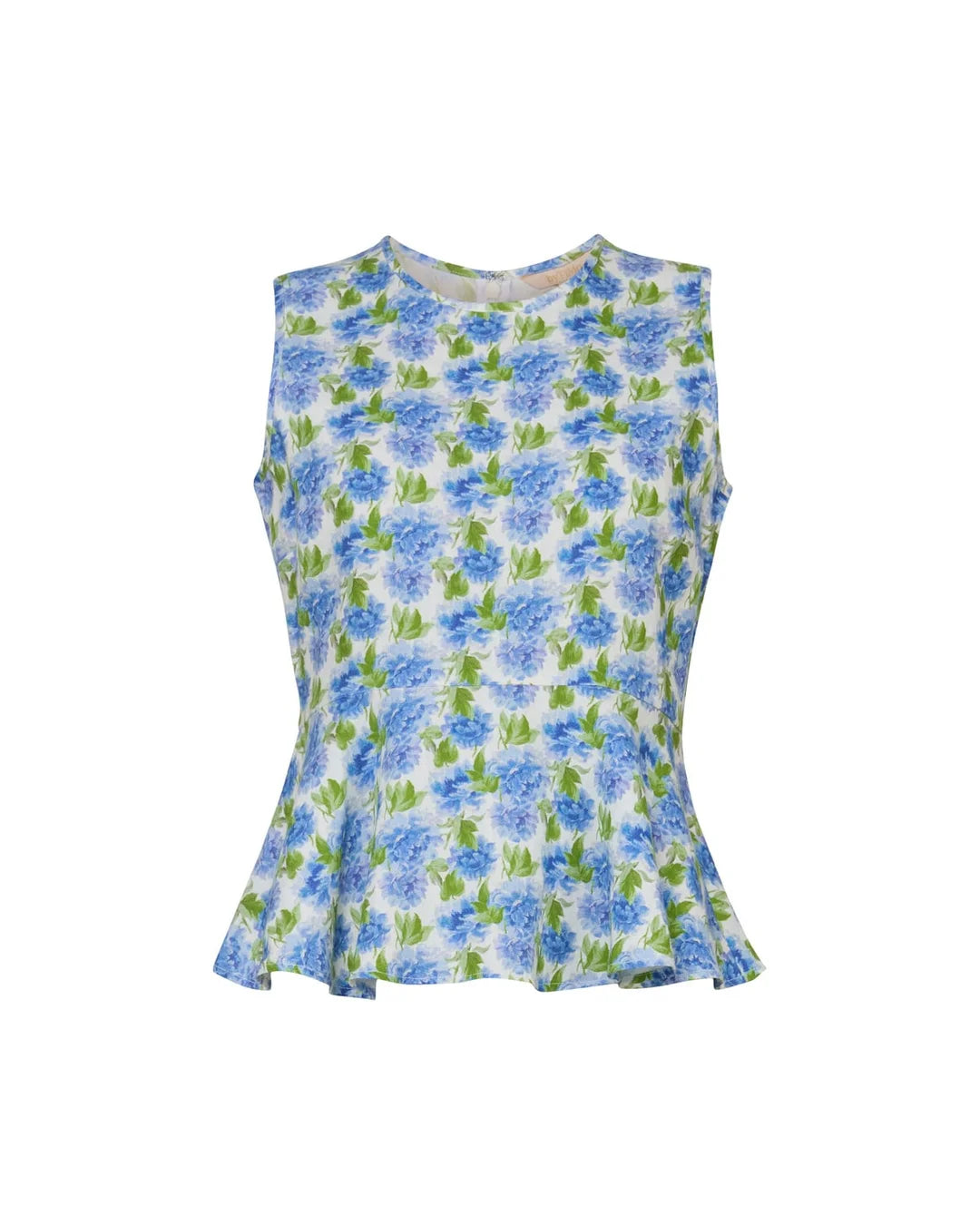Linen Flounce Top Peony