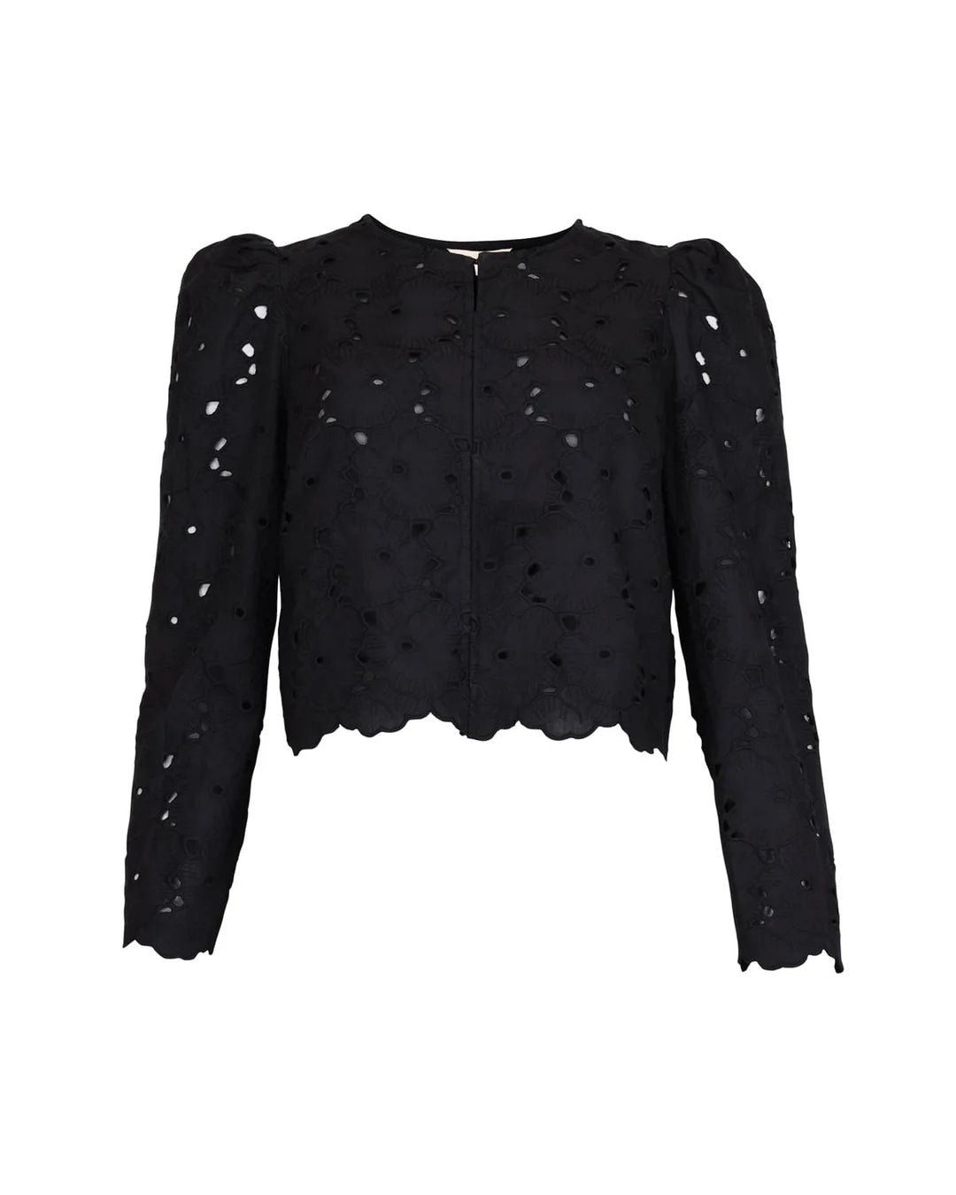 Broderie Anglaise Jacket Black