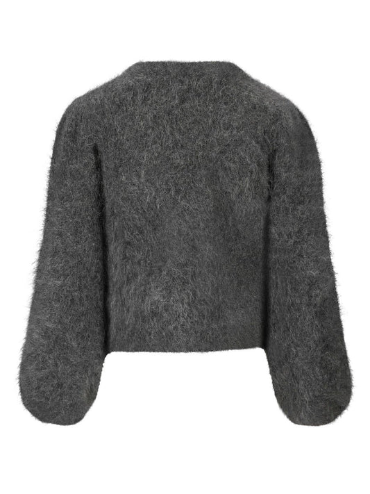 Amelia Chunky Cardigan Charcoal