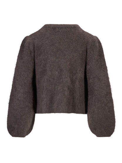 Amelia Chunky Cardigan Dark Brown