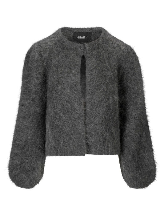 Amelia Chunky Cardigan Charcoal