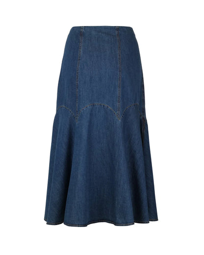 Denim Skirt French Blue