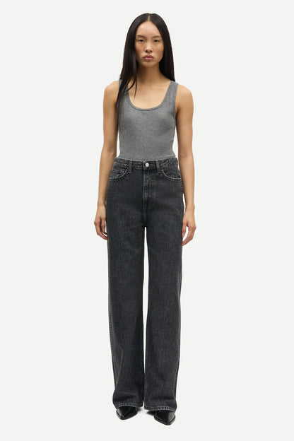 Sashelly Jeans Studs Grey Cloud