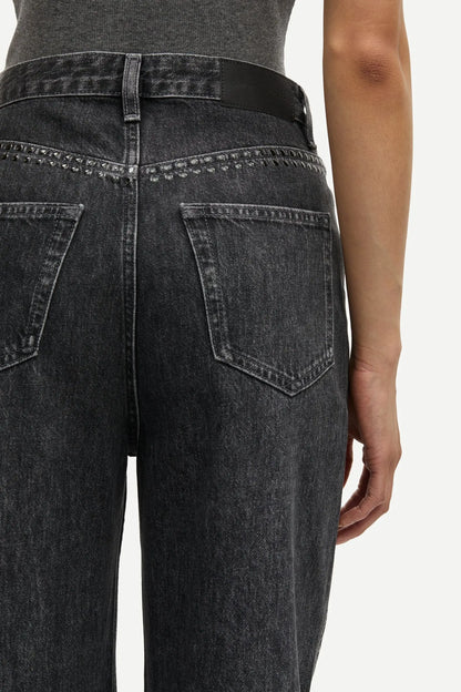 Sashelly Jeans Studs Grey Cloud