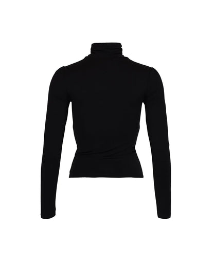 Jersey Turtleneck Black