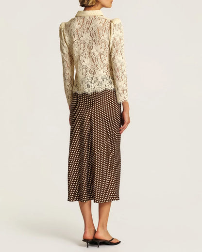 Lace Shirt Vintage White