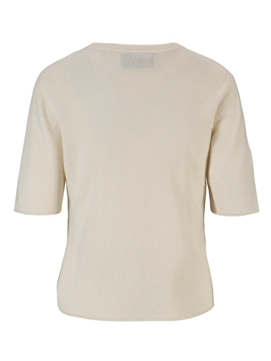 Anette Cashmere Tee Cream