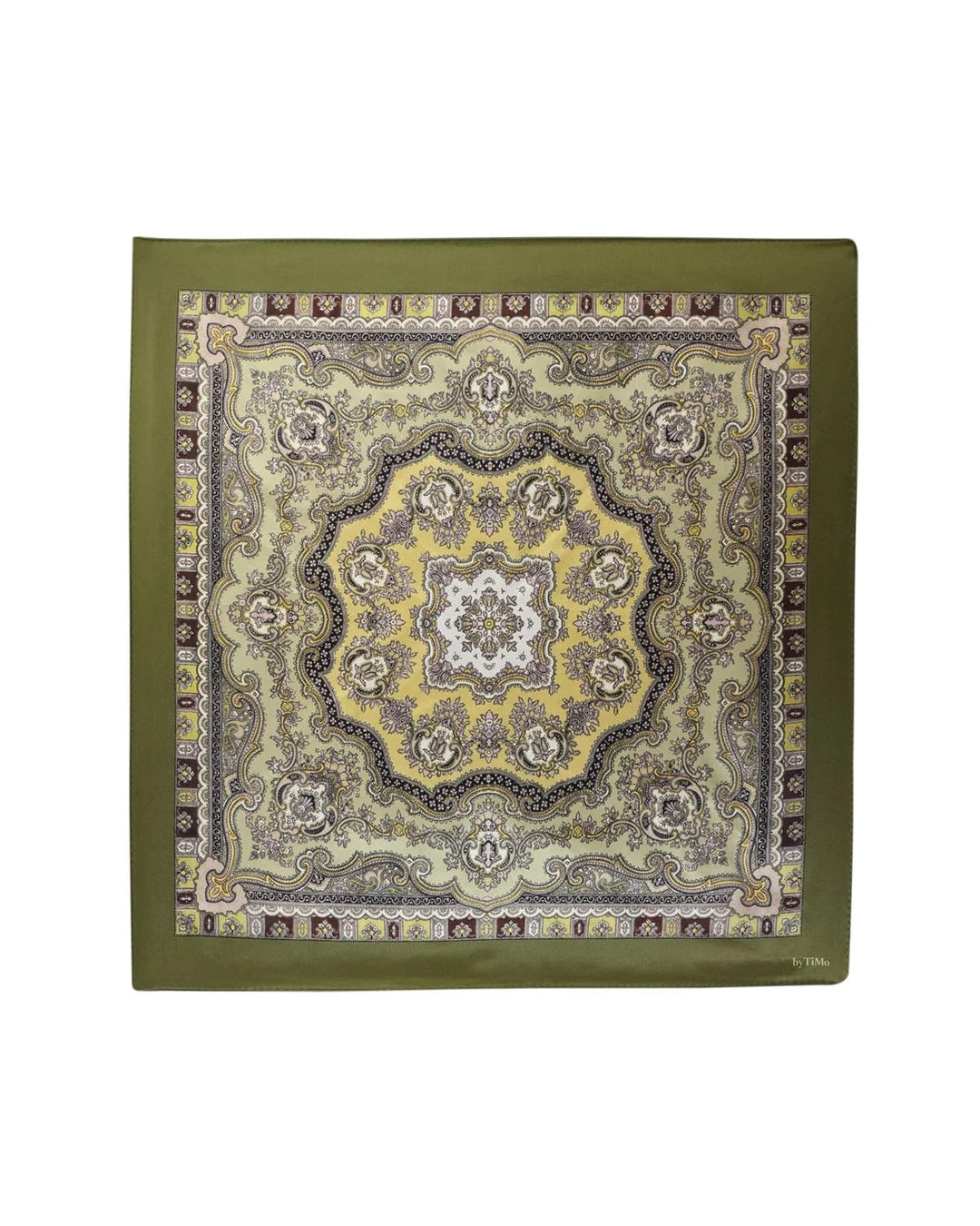 Silk Scarf Forest Paisley