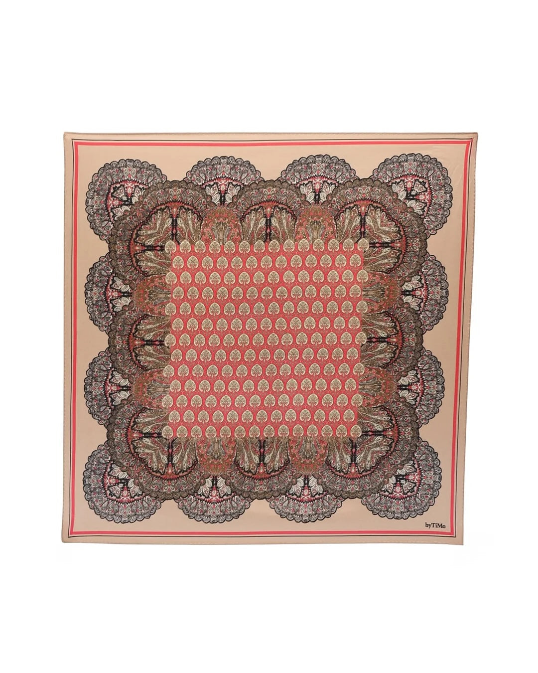 Silk Scarf Autumn Paisley