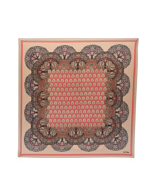 Silk Scarf Autumn Paisley