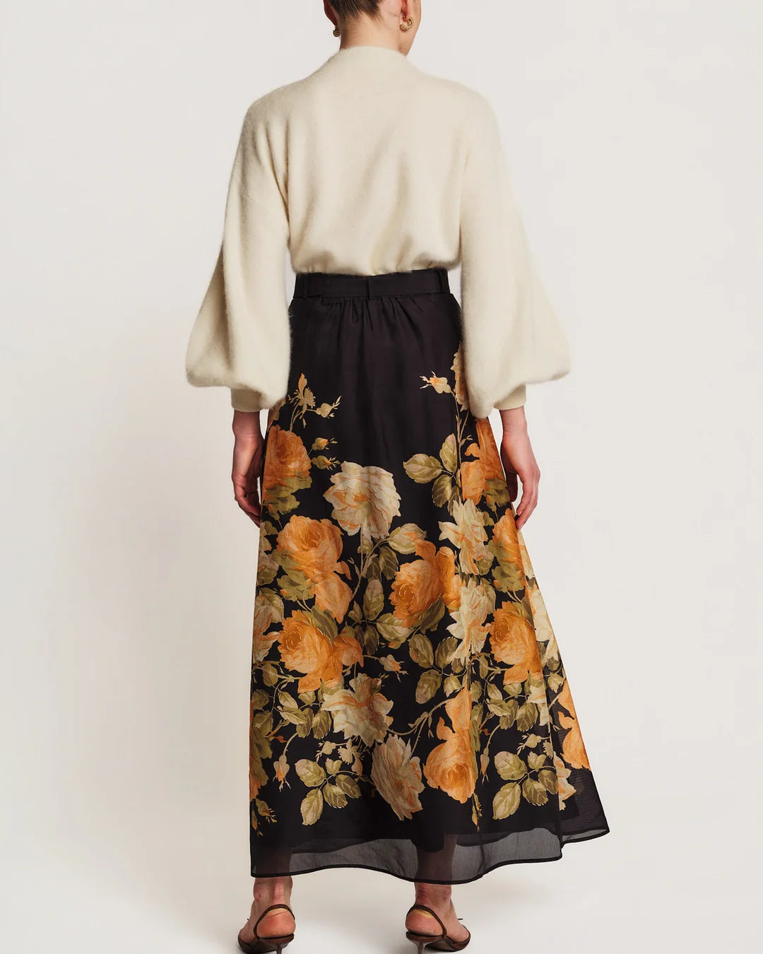 Organza Skirt Midnight Field
