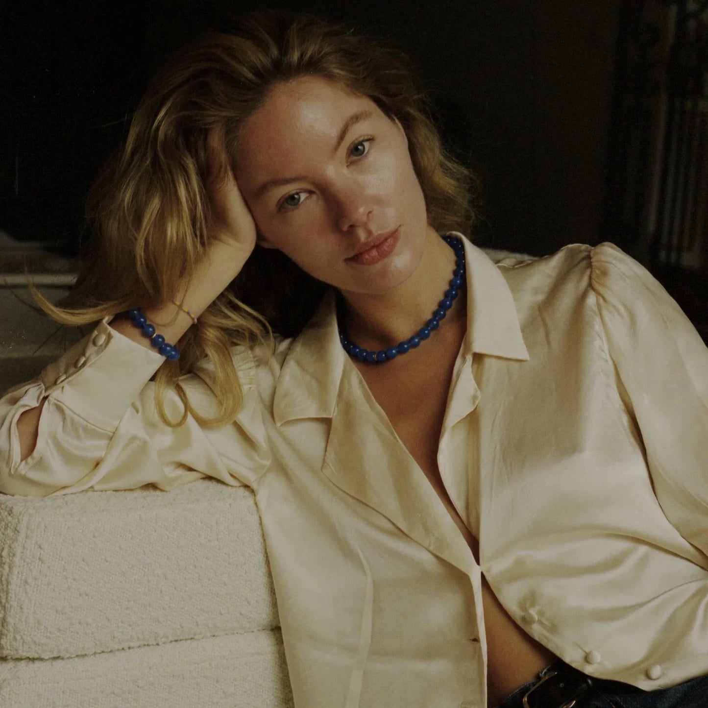 Ball Necklace Pacific Blue