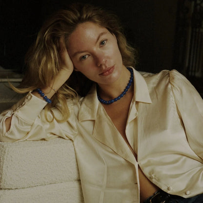 Ball Necklace Pacific Blue