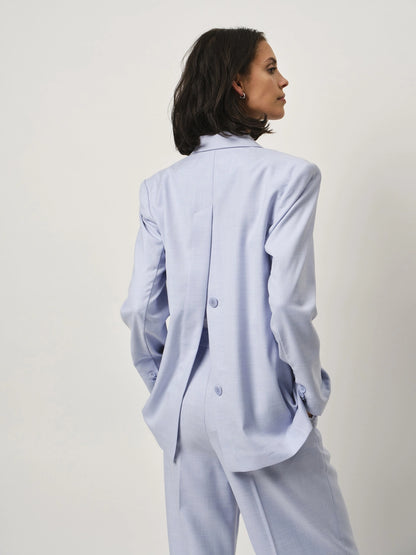 Eagle Relaxed Fit Blazer Crystal Blue