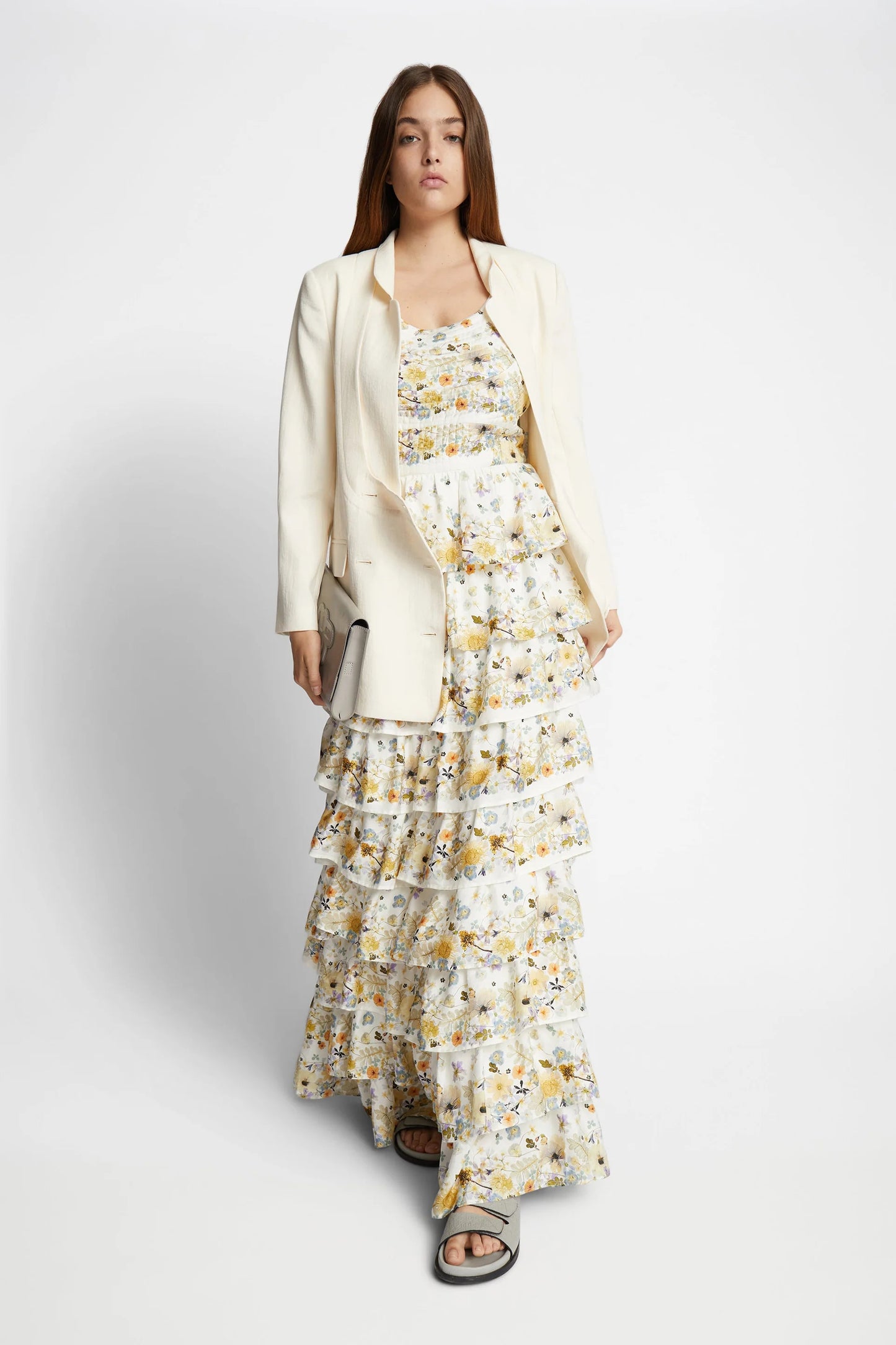 Fruma Silk Dress Creme
