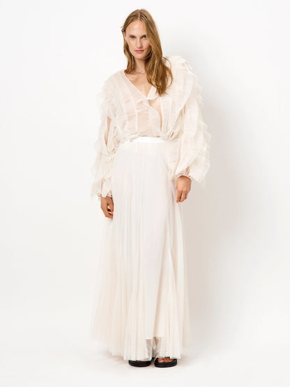 Taryn Tulle Skirt Butter Cream