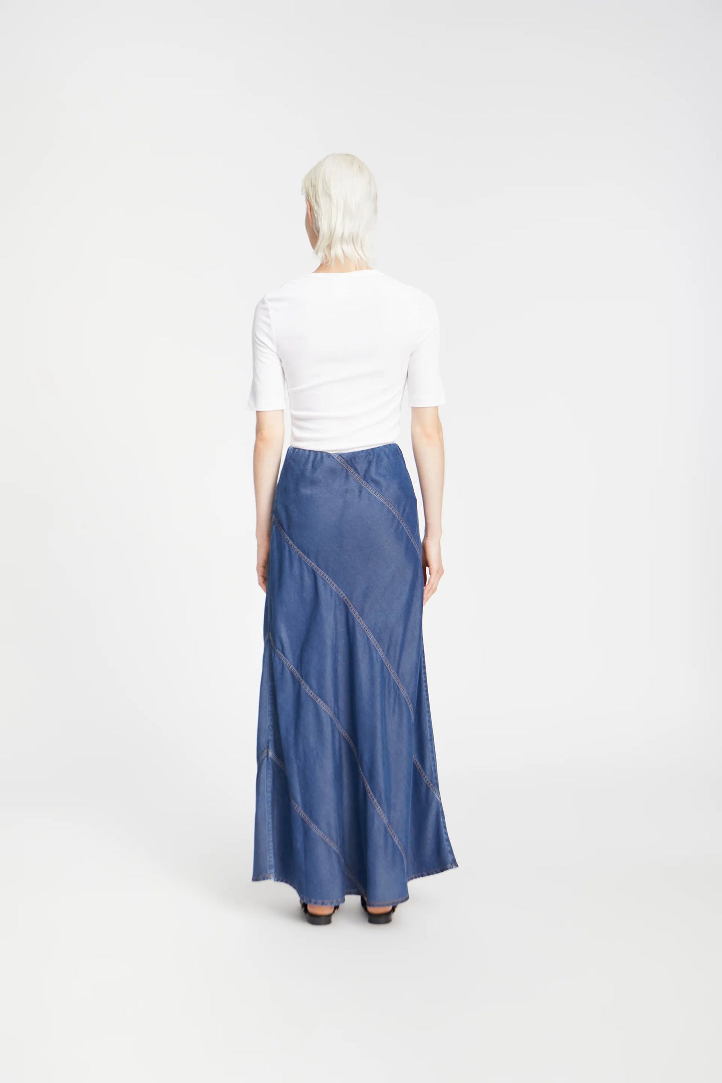 Parson Skirt Indigo