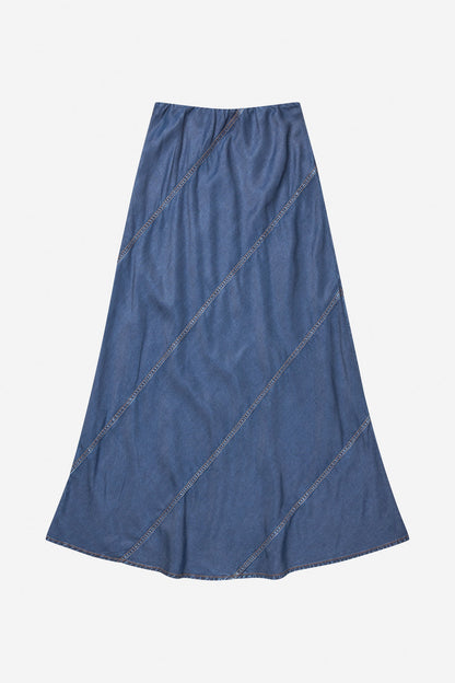 Parson Skirt Indigo