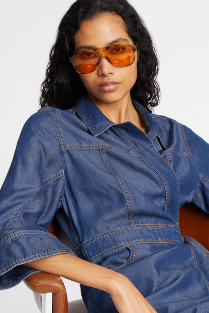 Prescott Dress Indigo