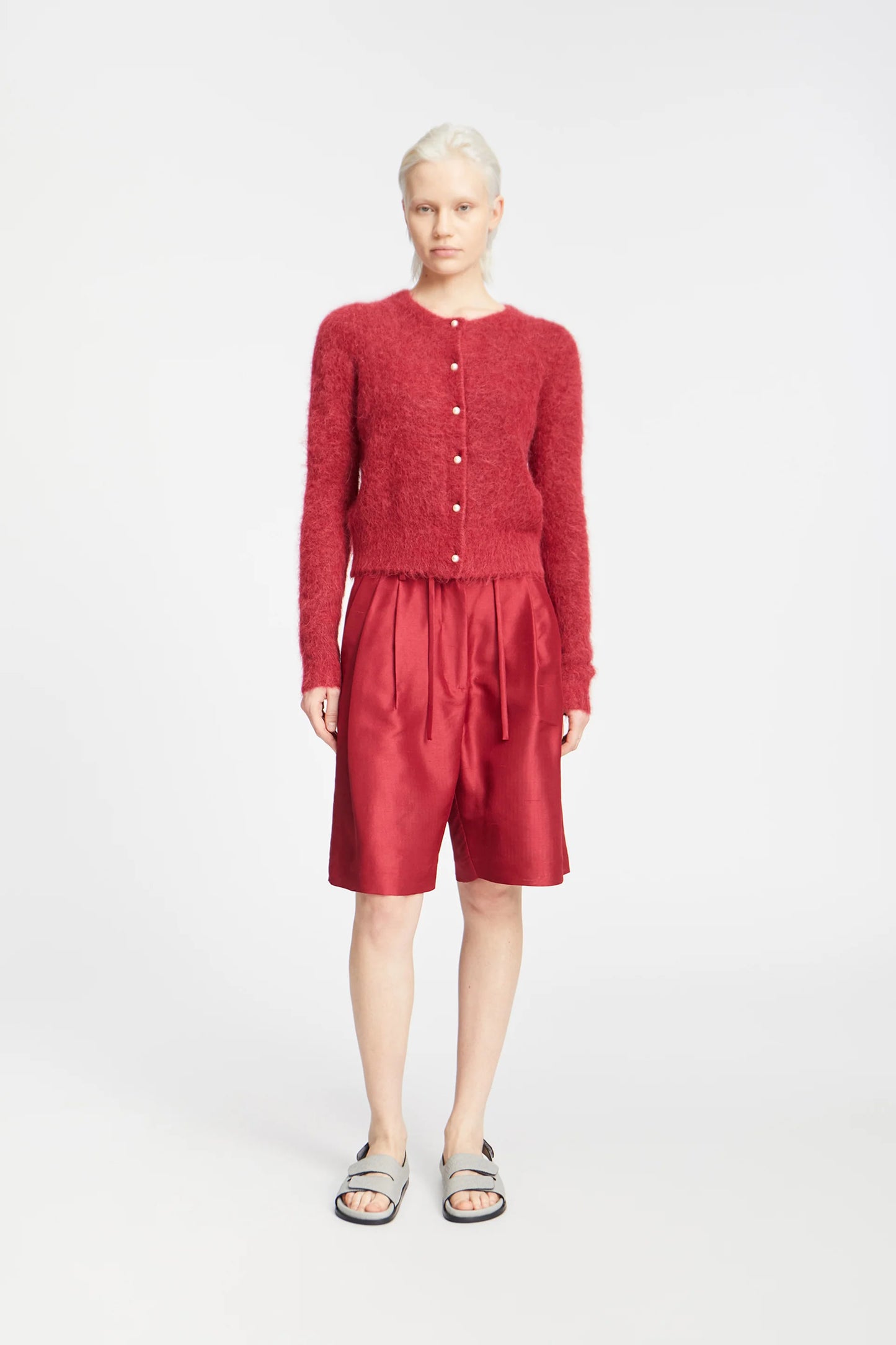 Povilla Cardigan Bordeaux