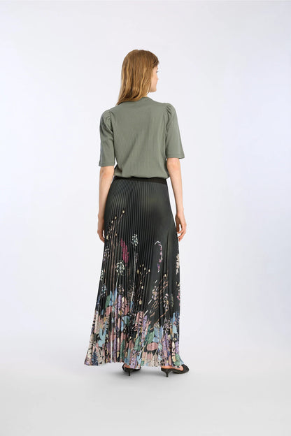 Taulla Skirt Print Black