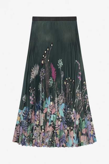 Taulla Skirt Print Black