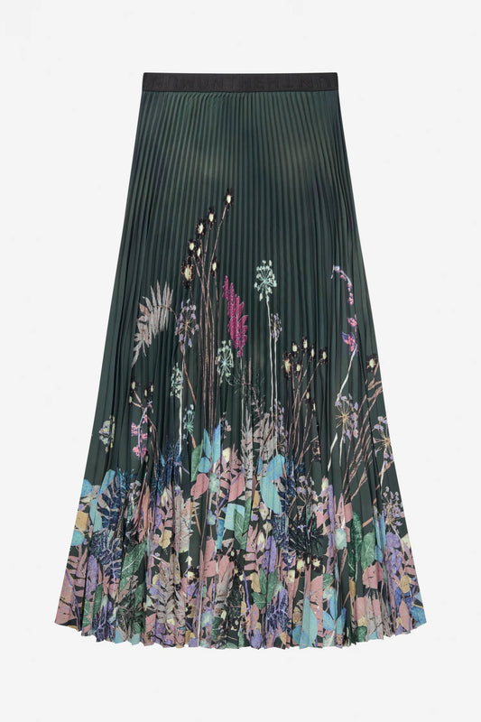 Taulla Skirt Print Black