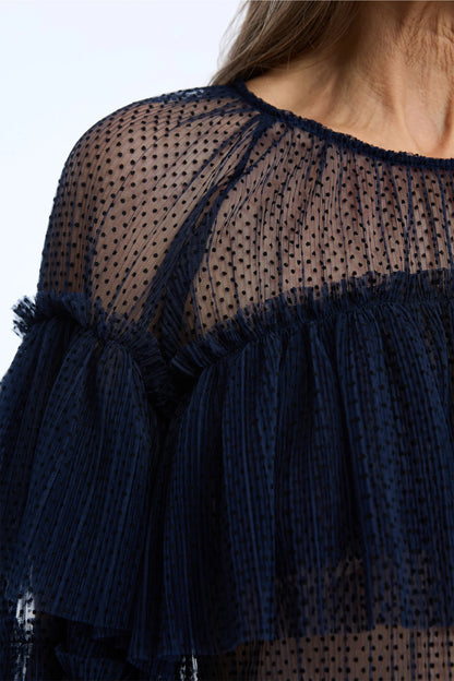 Naria Blouse Navy