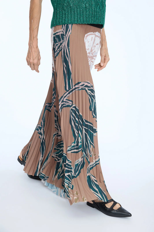 Taulla Skirt Print Caramel