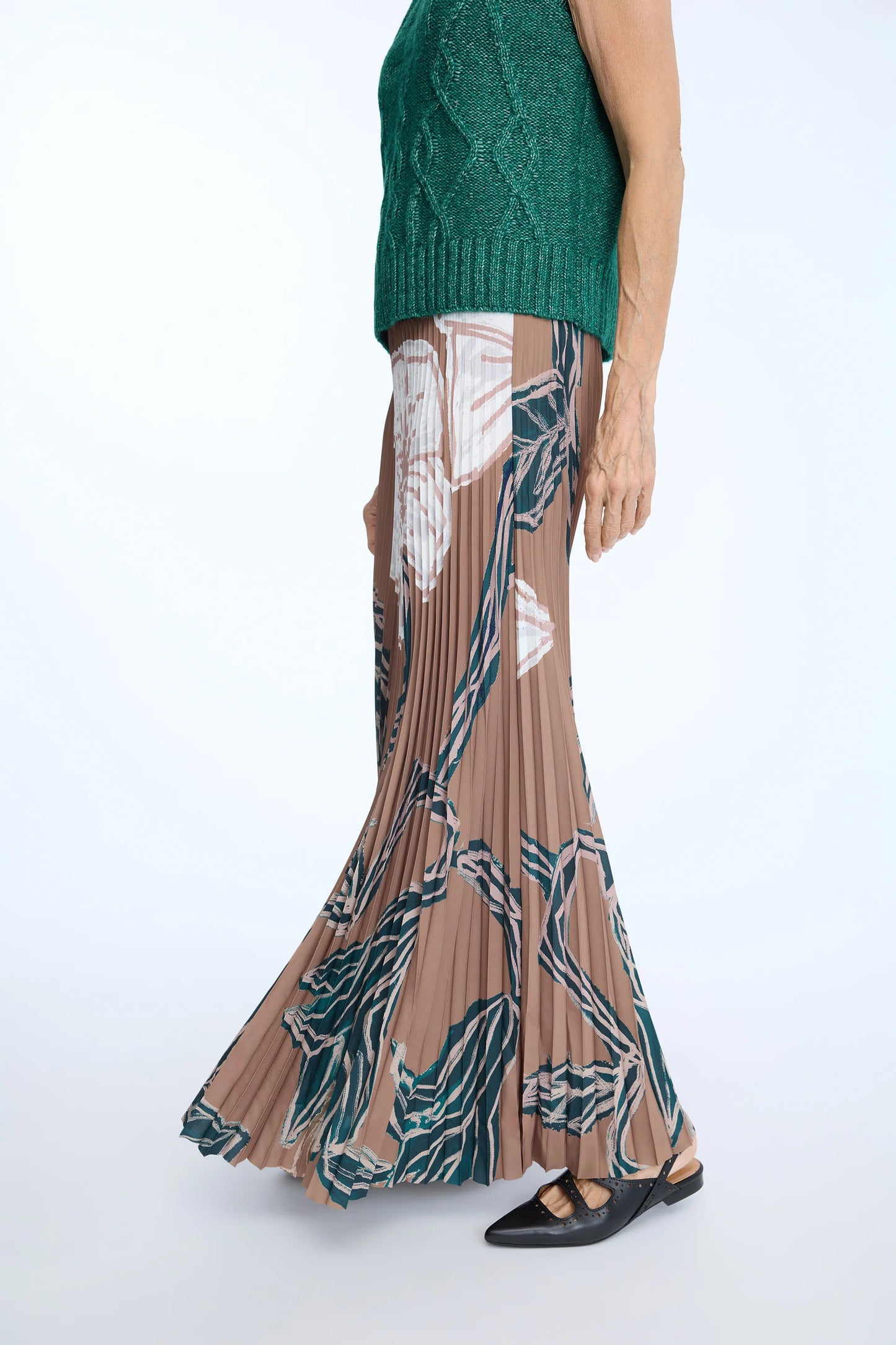Taulla Skirt Print Caramel