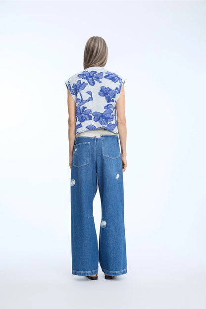 Nurulia Knit Mix Blue